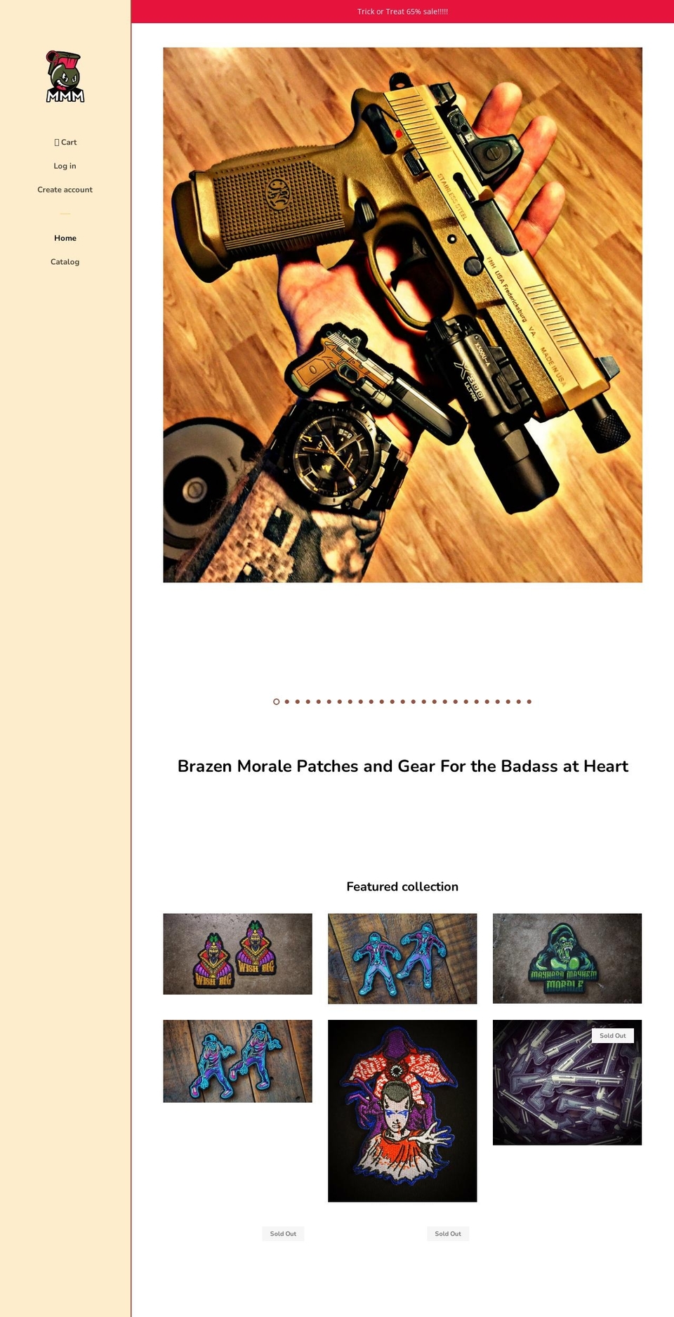 magnummandingomorale.com — Shopify storefront screenshot