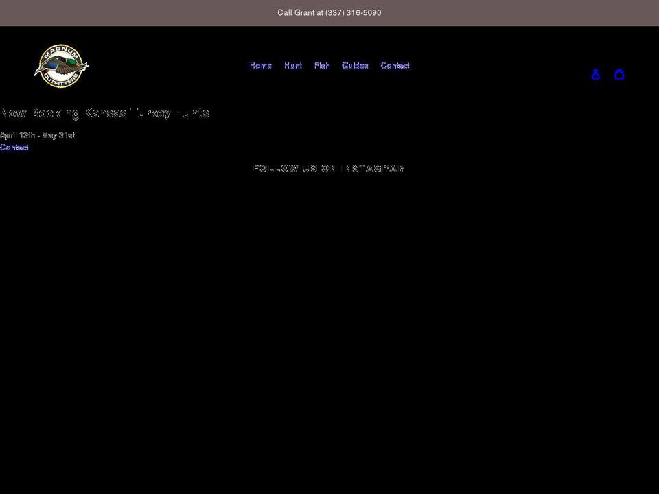magnumoutfitters.com shopify website screenshot