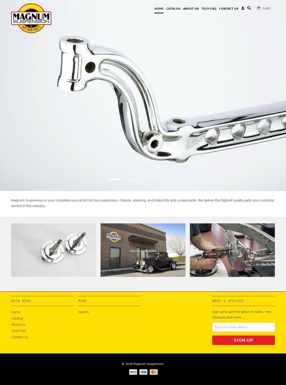 magnumsuspension.net shopify website screenshot