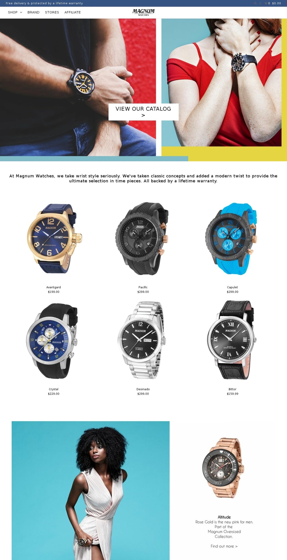 magnumwatch.com.br shopify website screenshot