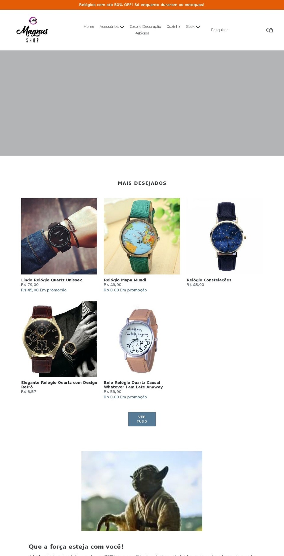 magnushop.com shopify website screenshot