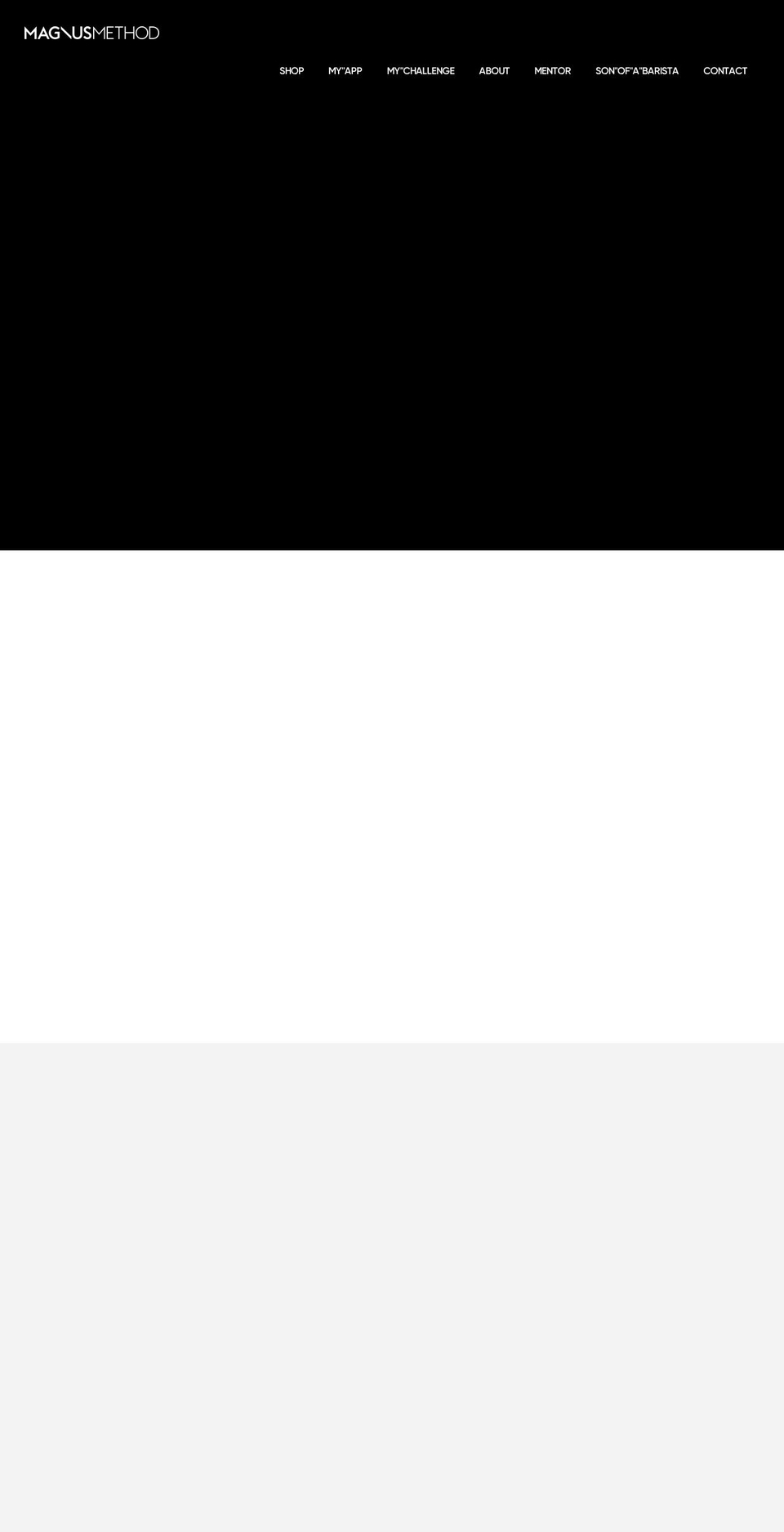 magnusmethod.com shopify website screenshot