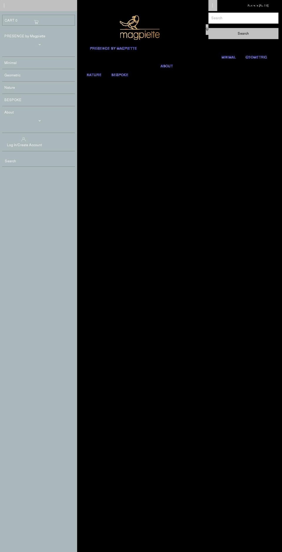 magpiette.com.au shopify website screenshot
