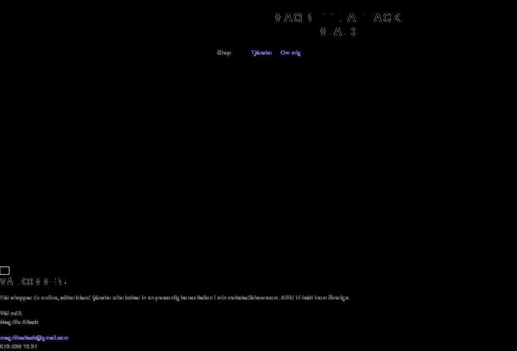 magriffeattack.se shopify website screenshot
