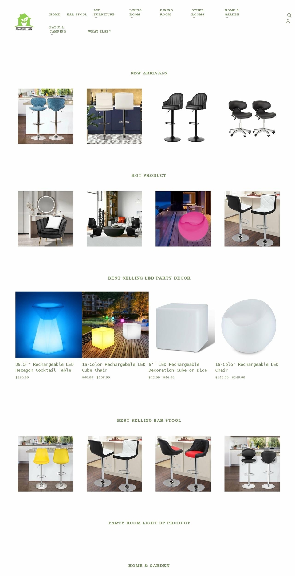 magshion.com shopify website screenshot