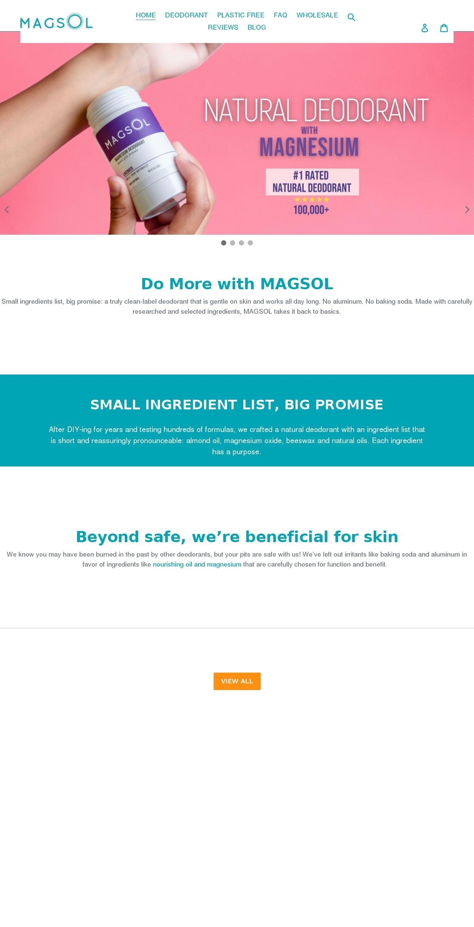 magsol.us shopify website screenshot