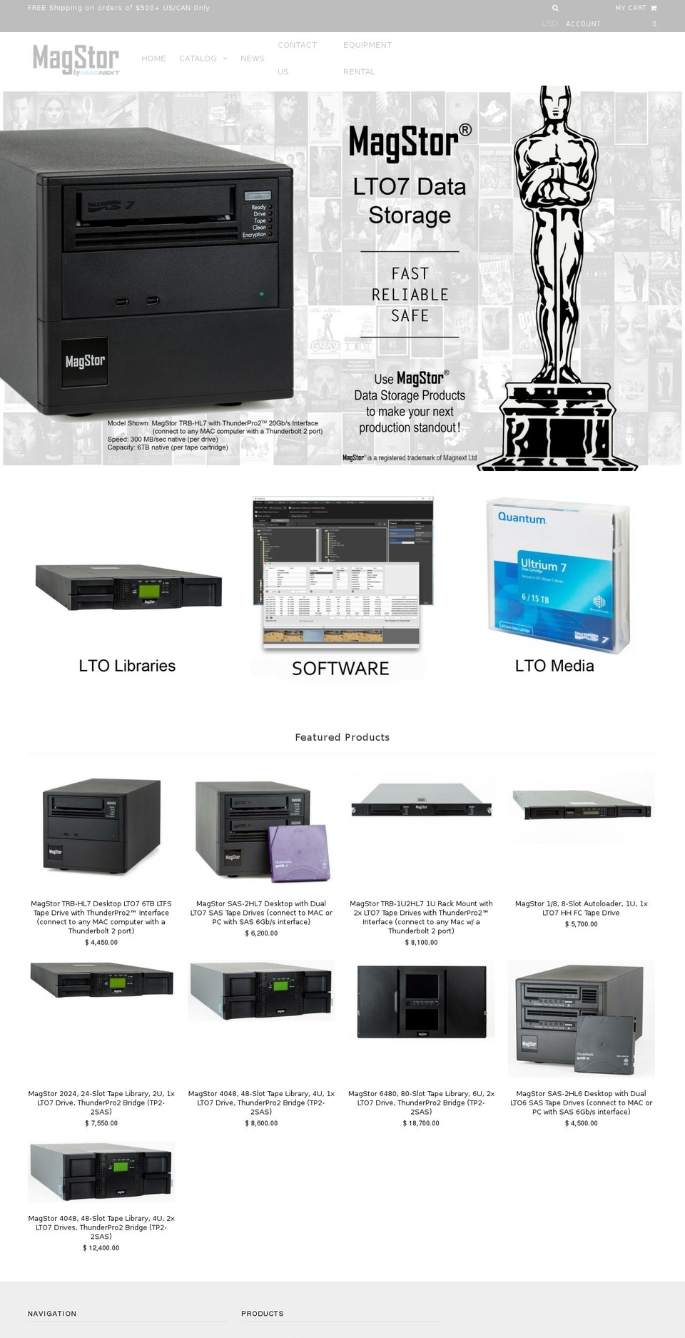 magstor.com shopify website screenshot