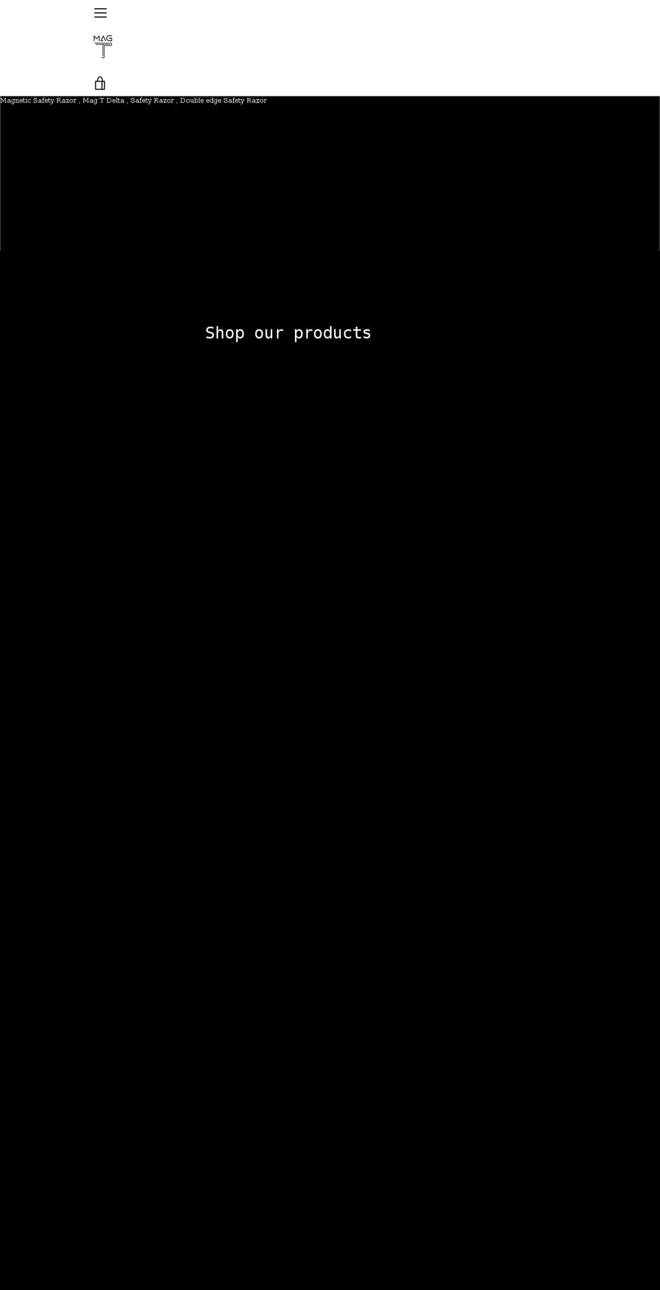 magtrazors.com shopify website screenshot