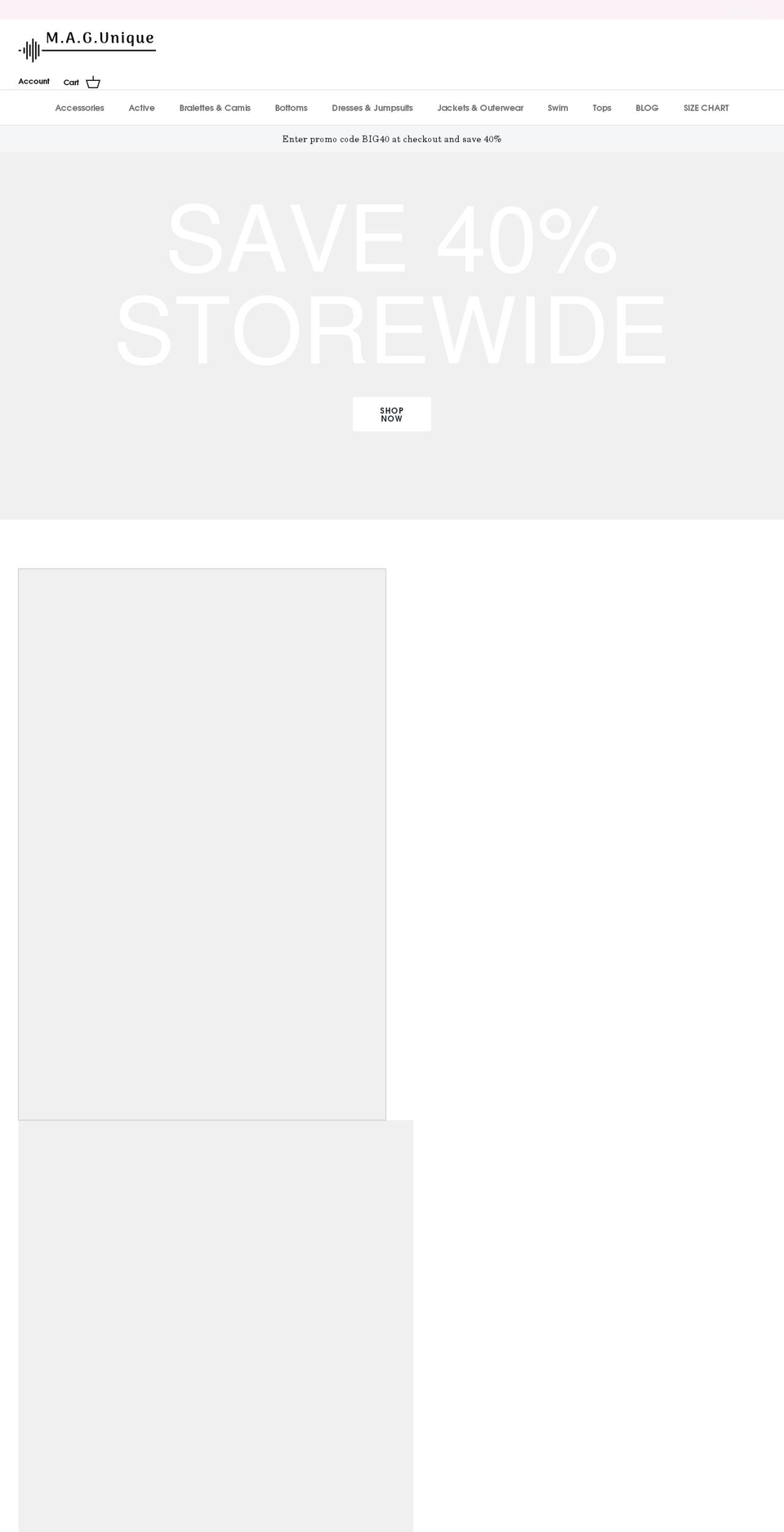 magunique.ca shopify website screenshot