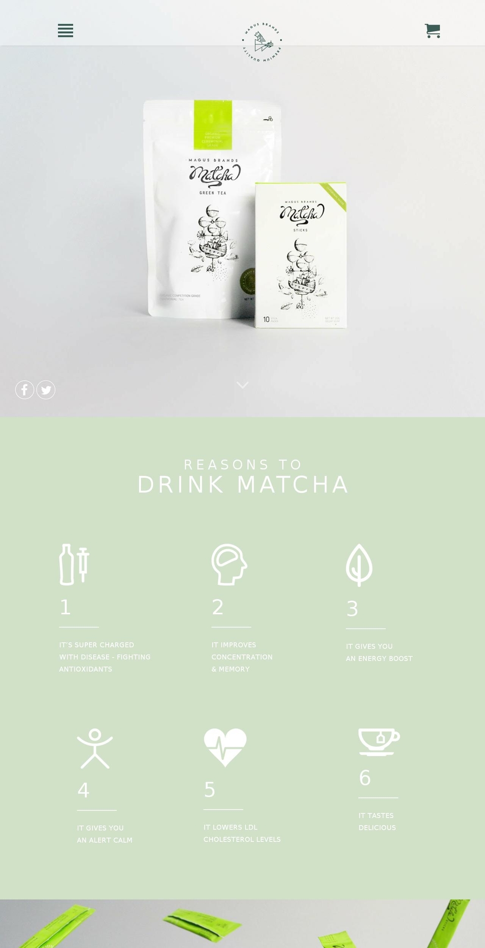 magusbrands.com — Shopify storefront screenshot