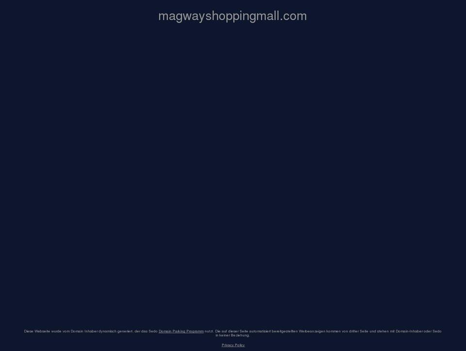 magwayshoppingmall.com shopify website screenshot