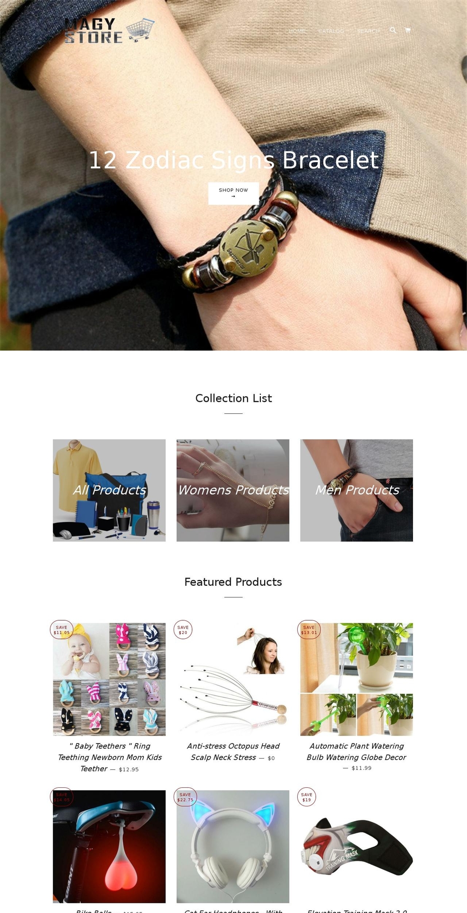 magystore.com shopify website screenshot
