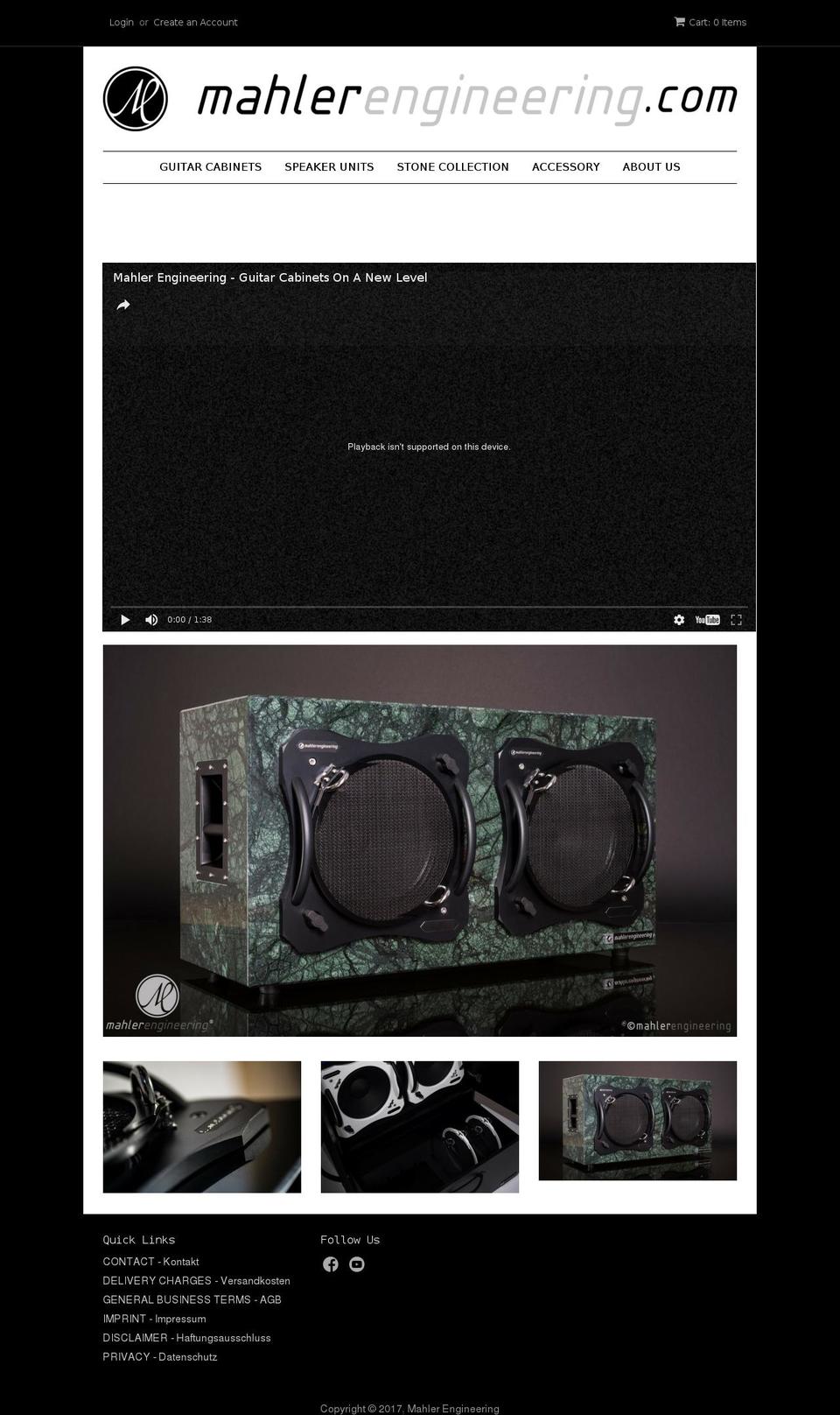 mahlerengineering.com shopify website screenshot