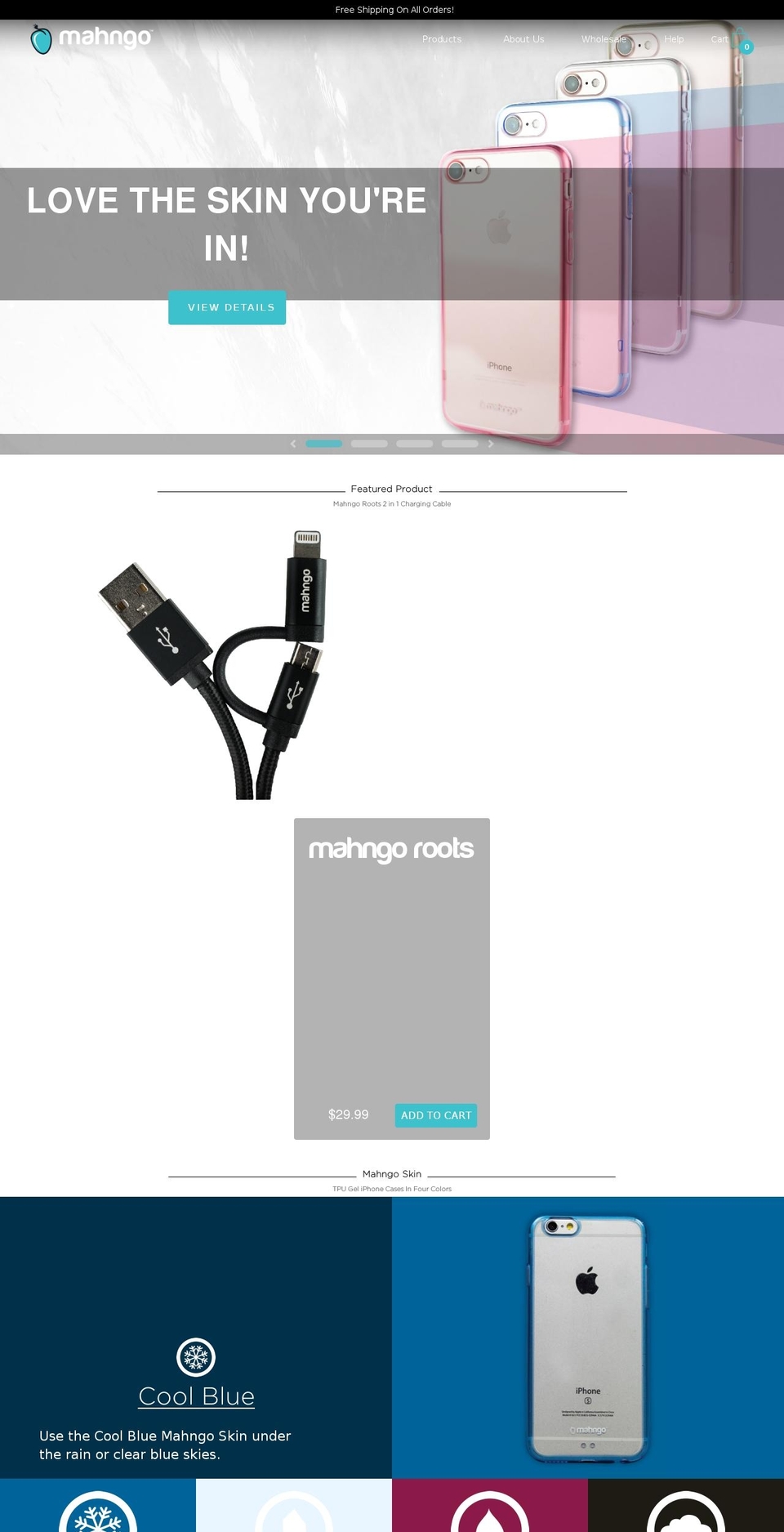 mahngo.com shopify website screenshot