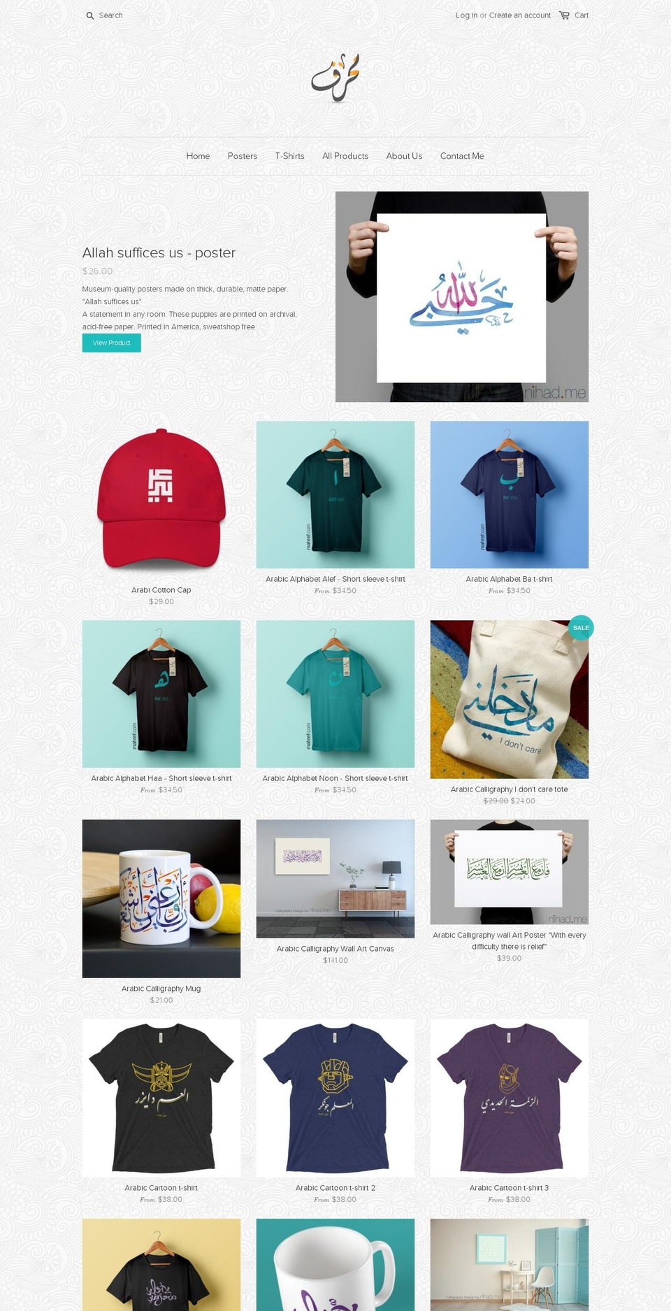 mahref.com shopify website screenshot