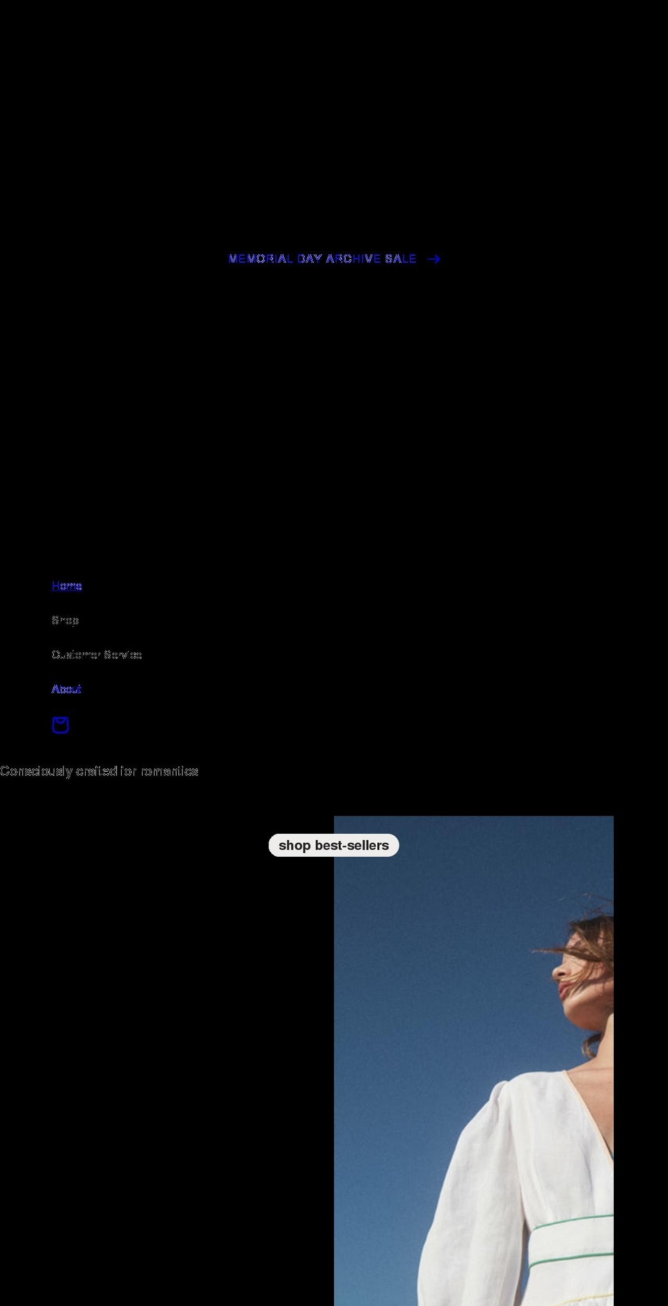 maiabergman.com shopify website screenshot