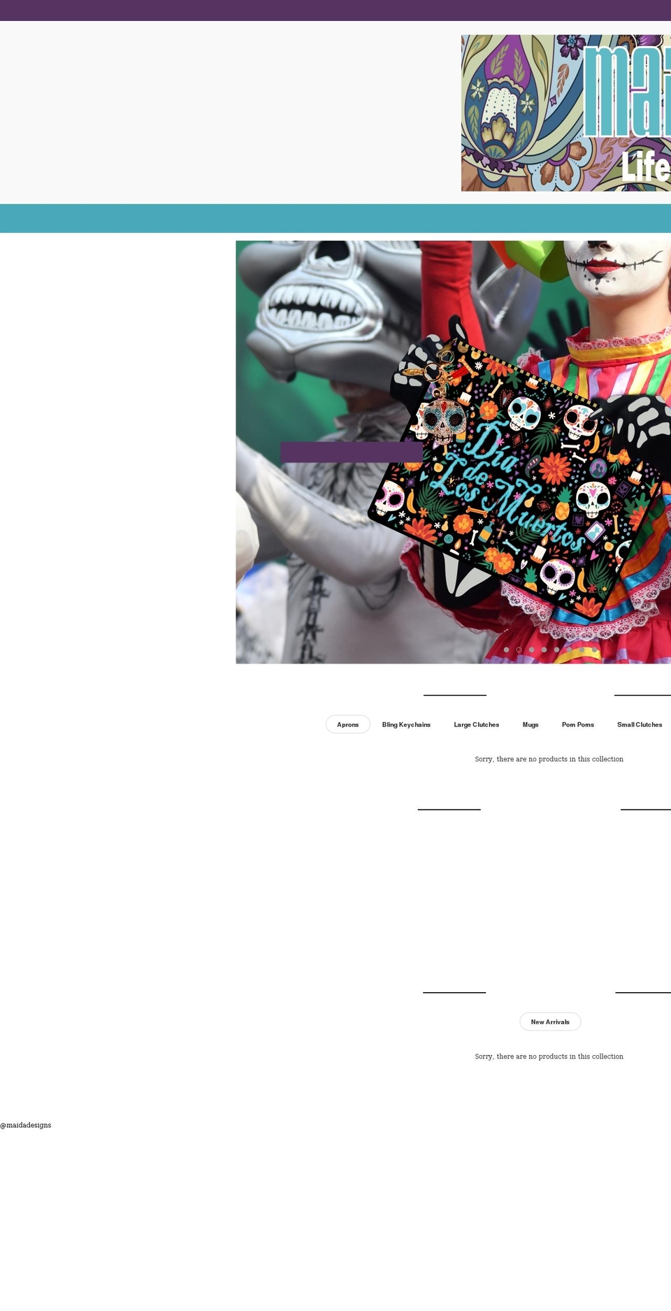Cospora--sections-ready with Installments Shopify theme site example maidadesigns.com