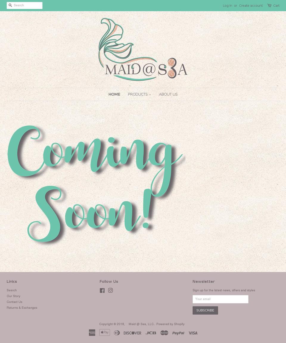 maidatseaonline.com — Shopify storefront screenshot