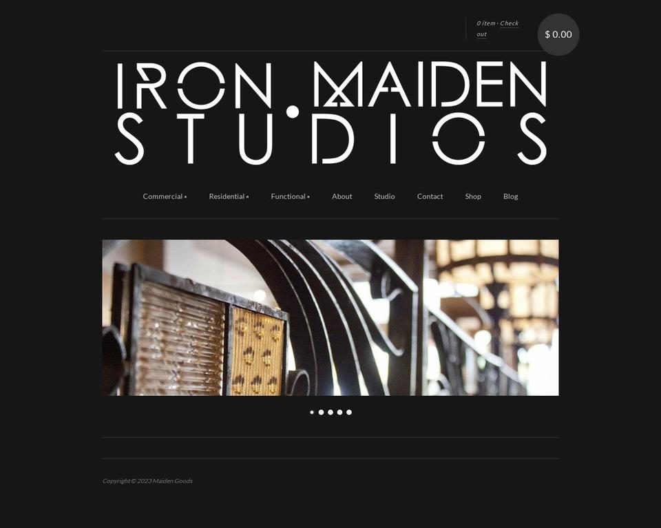 maidengoods.com shopify website screenshot