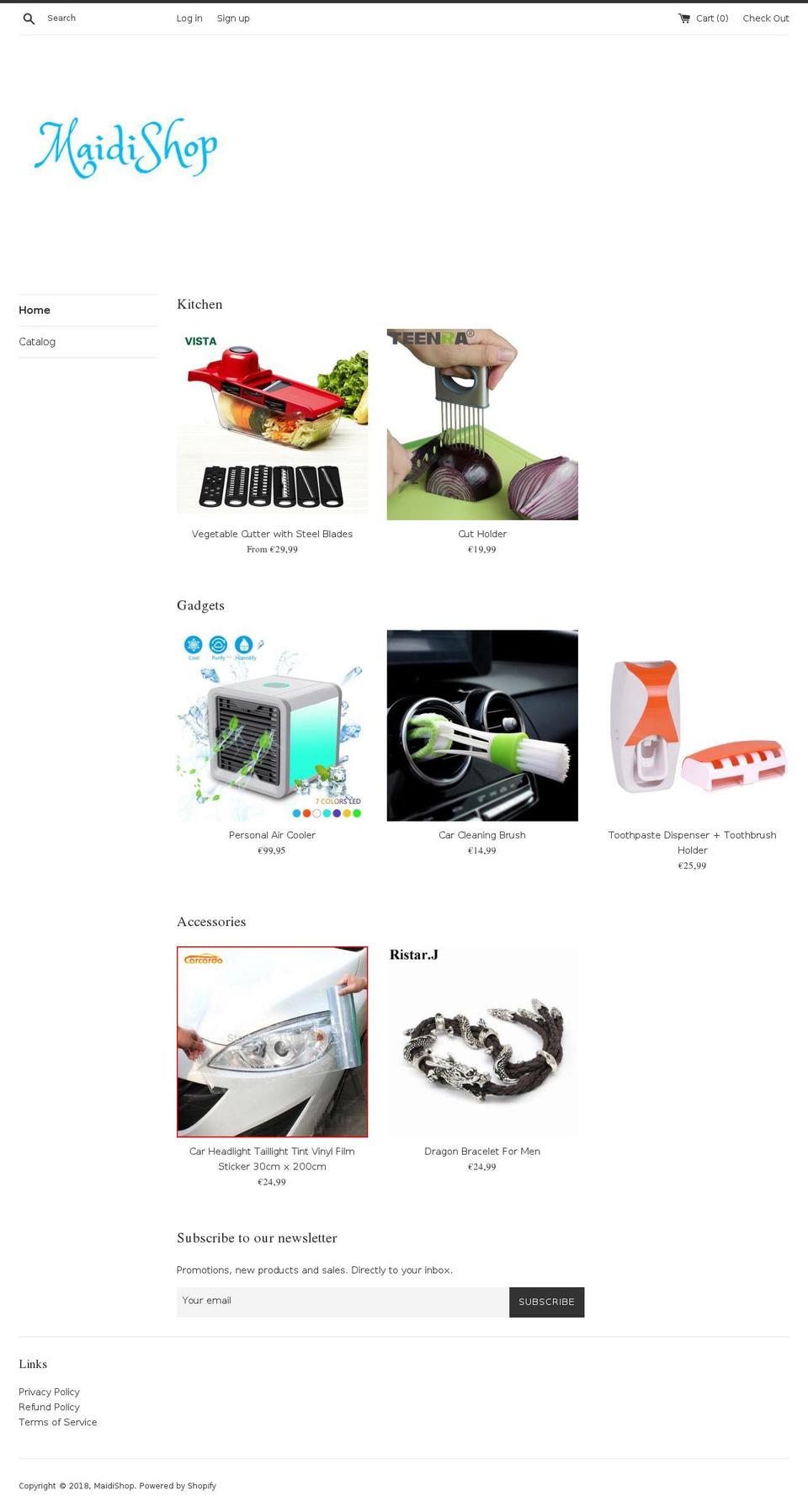 maidishop.com — Shopify storefront screenshot