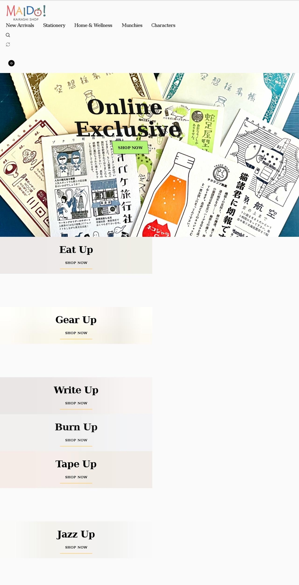 maidoonline.com shopify website screenshot