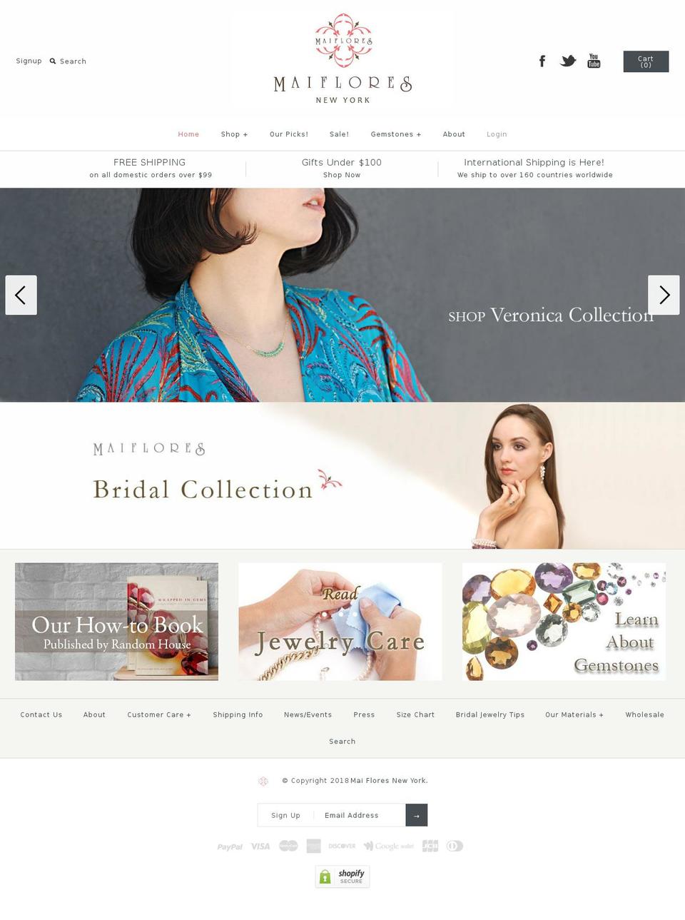 maiflores.com shopify website screenshot
