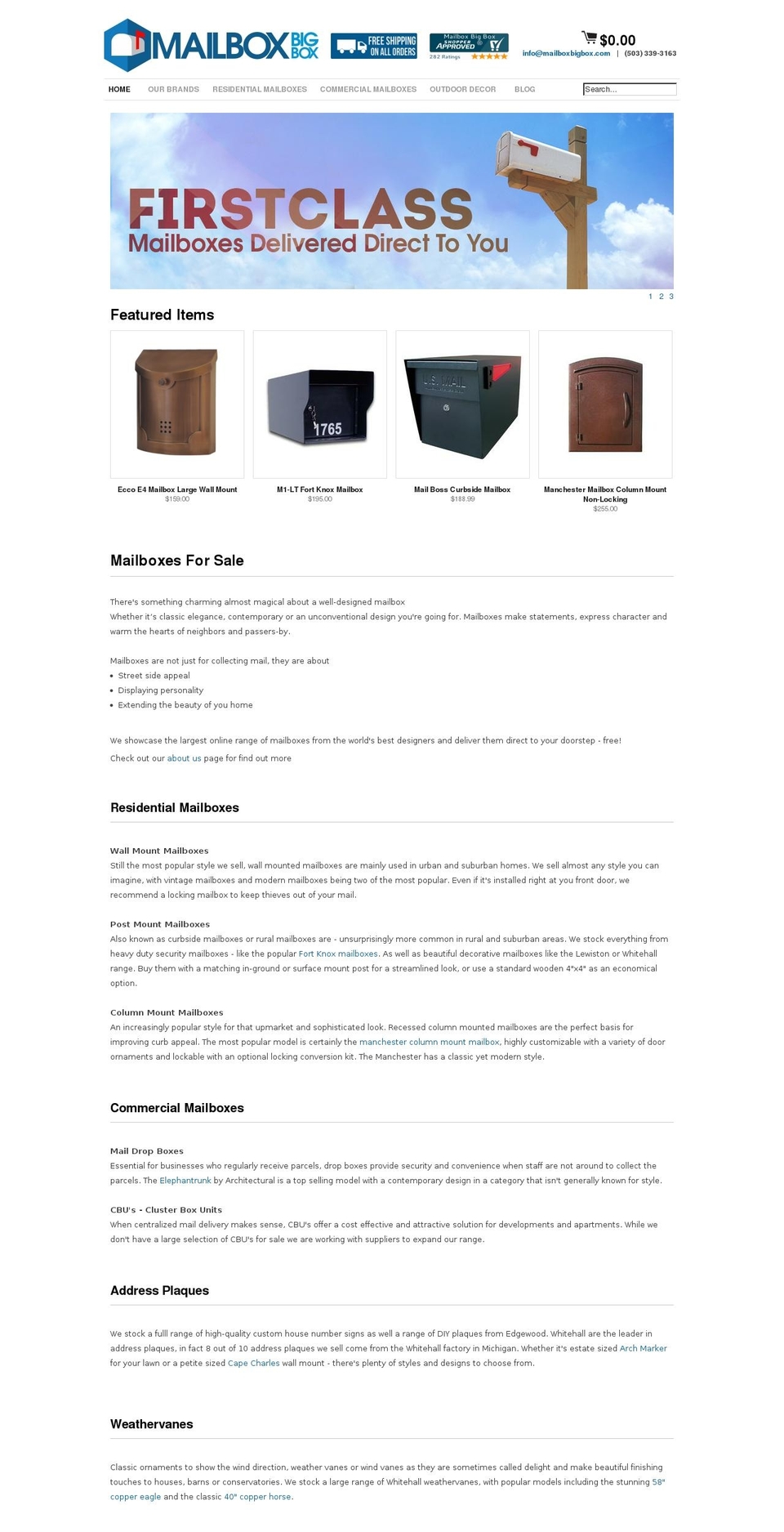 mailbox-big-box.myshopify.com shopify website screenshot