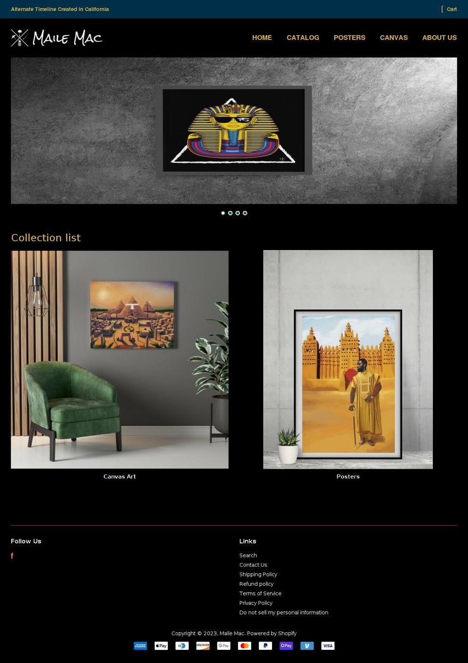mailemac.com shopify website screenshot