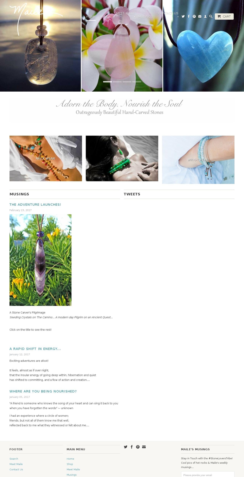 mailestones.com shopify website screenshot