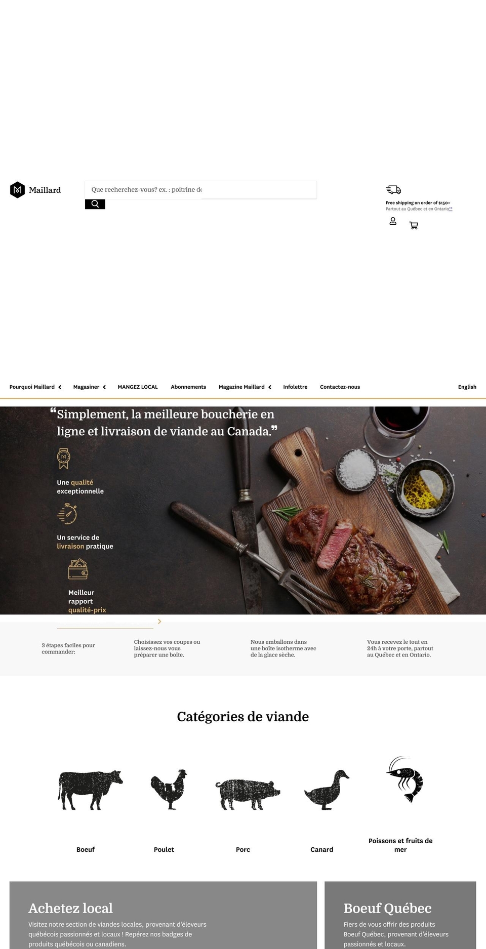 maillard.co shopify website screenshot