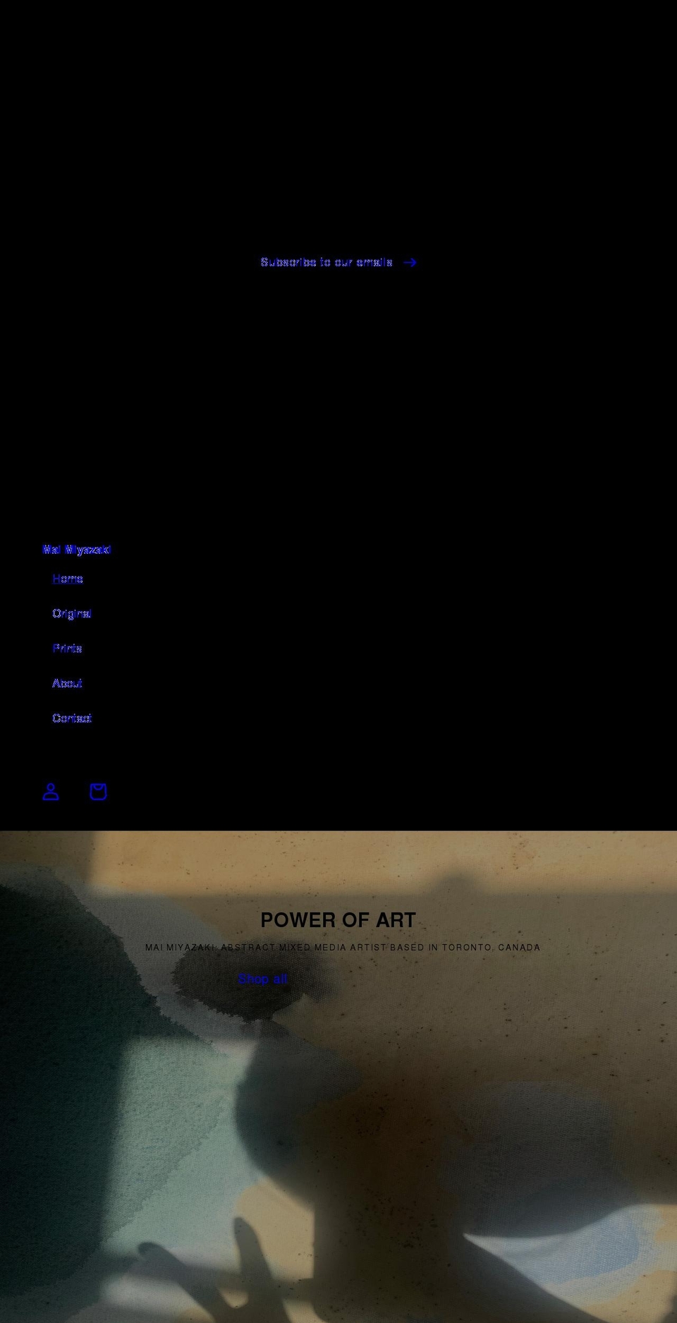 maimiyazaki.com shopify website screenshot