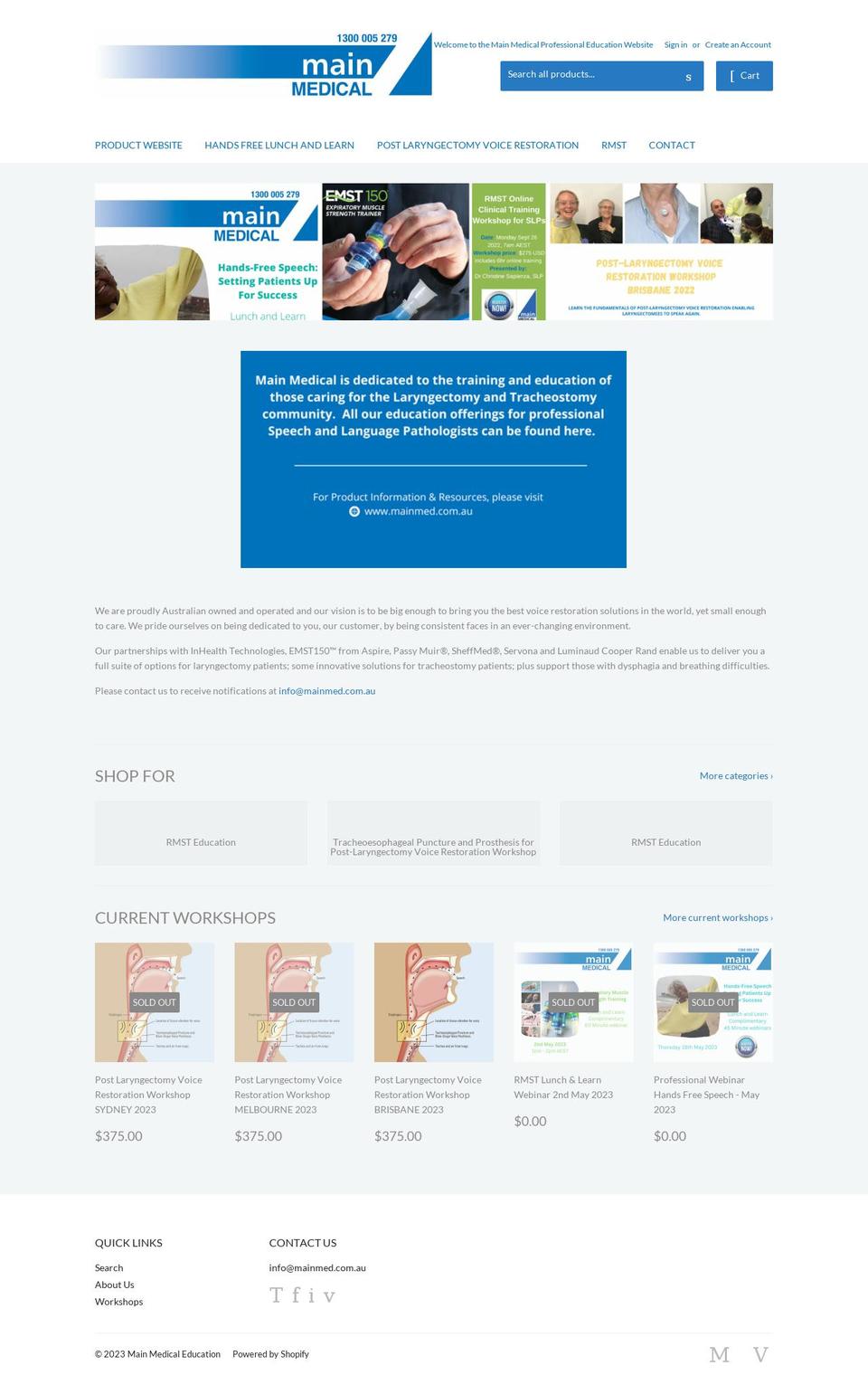 main-med-shop.myshopify.com shopify website screenshot