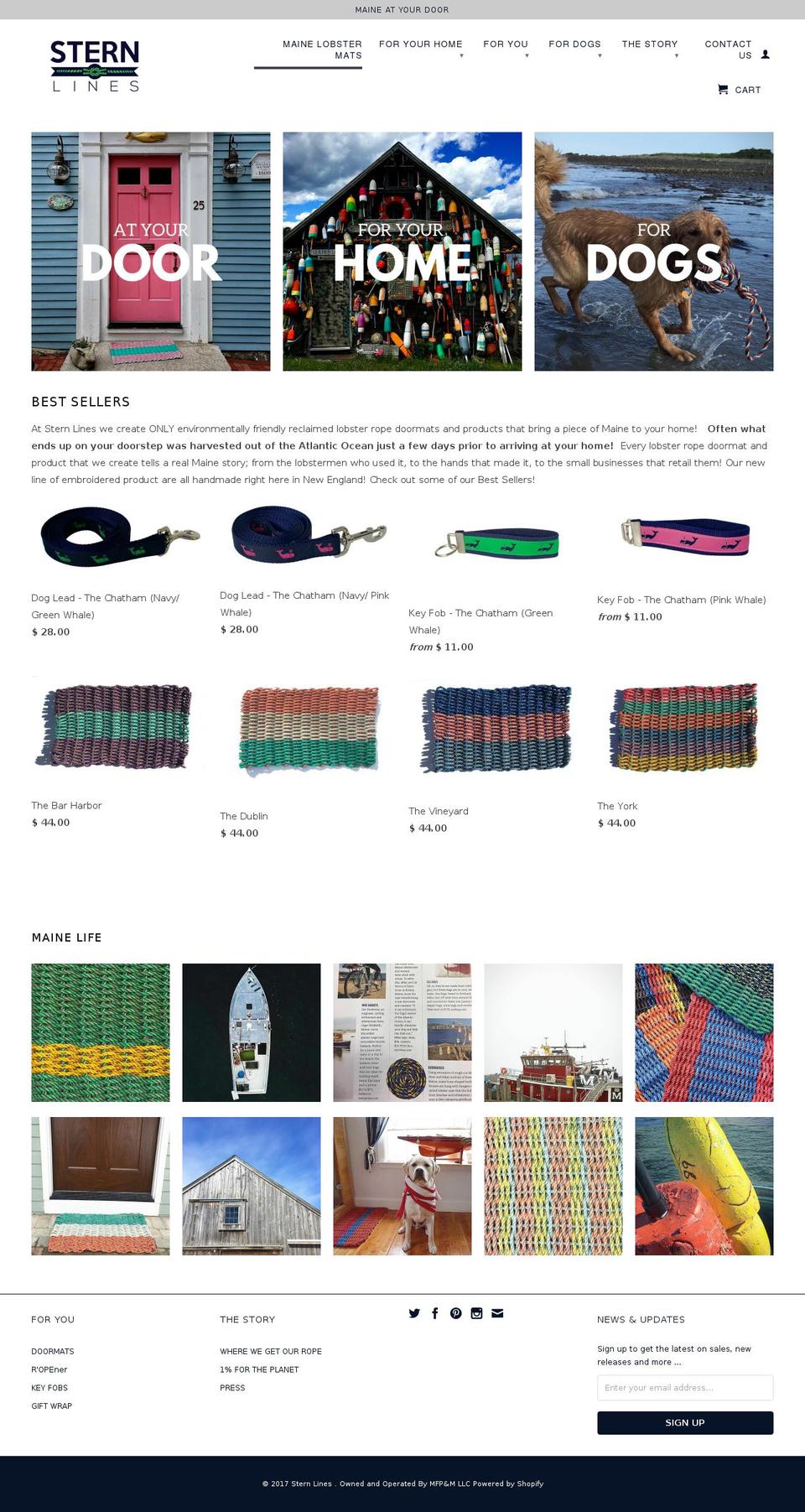 maine-lyfishprints.com shopify website screenshot