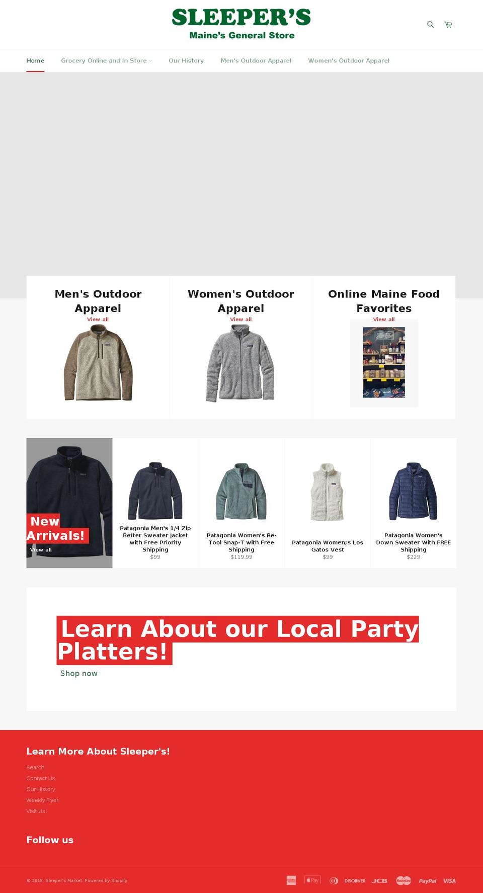 mainefiddleheads.com — Shopify storefront screenshot