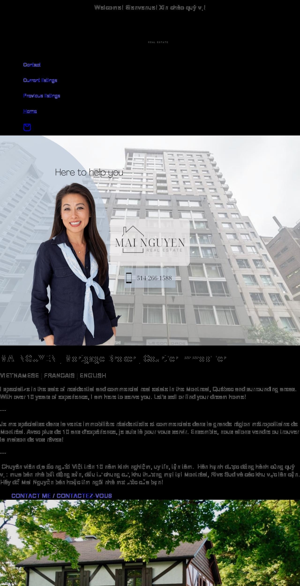 mainguyenimmobilier.com shopify website screenshot