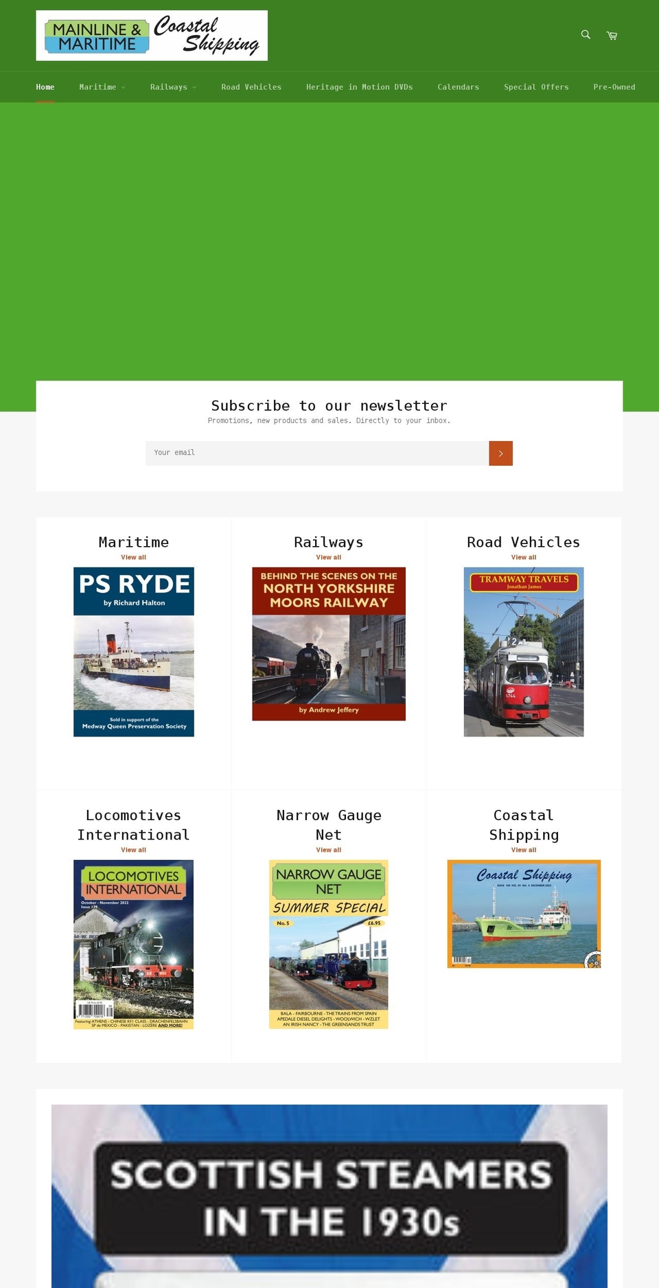 mainline-maritime.myshopify.com shopify website screenshot