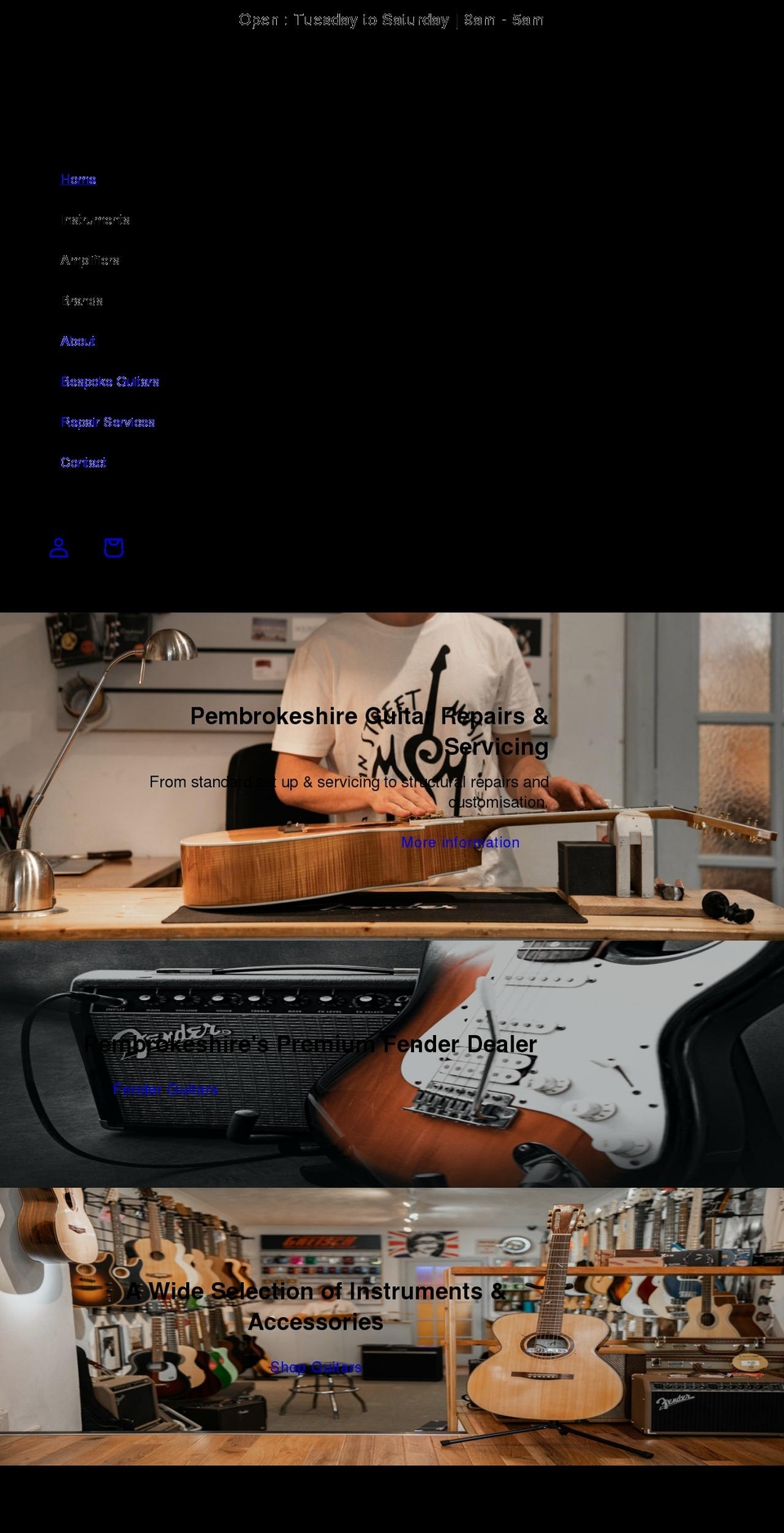 mainstreetmusic.co.uk shopify website screenshot