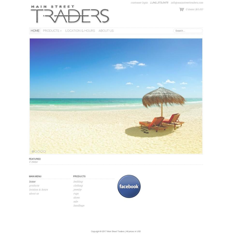 Couture Shopify theme site example mainstreettraders.com