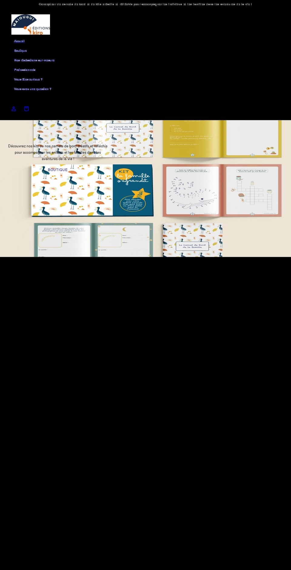 maiougui.com shopify website screenshot
