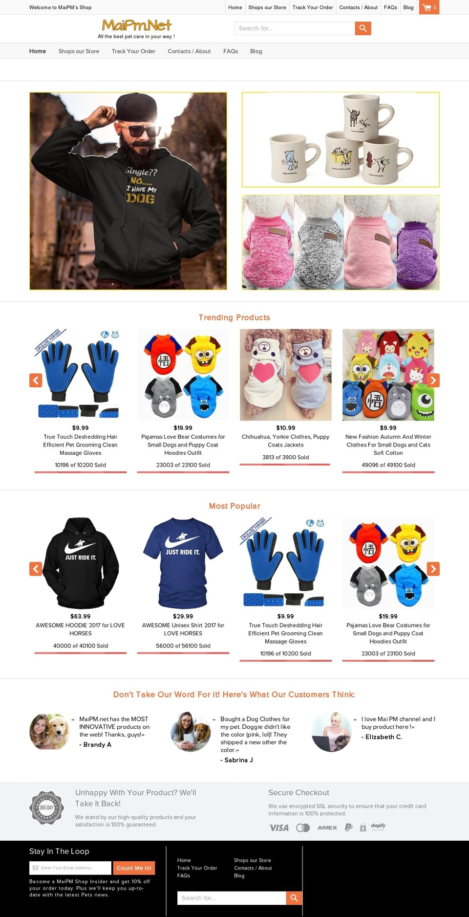 maipm.net shopify website screenshot