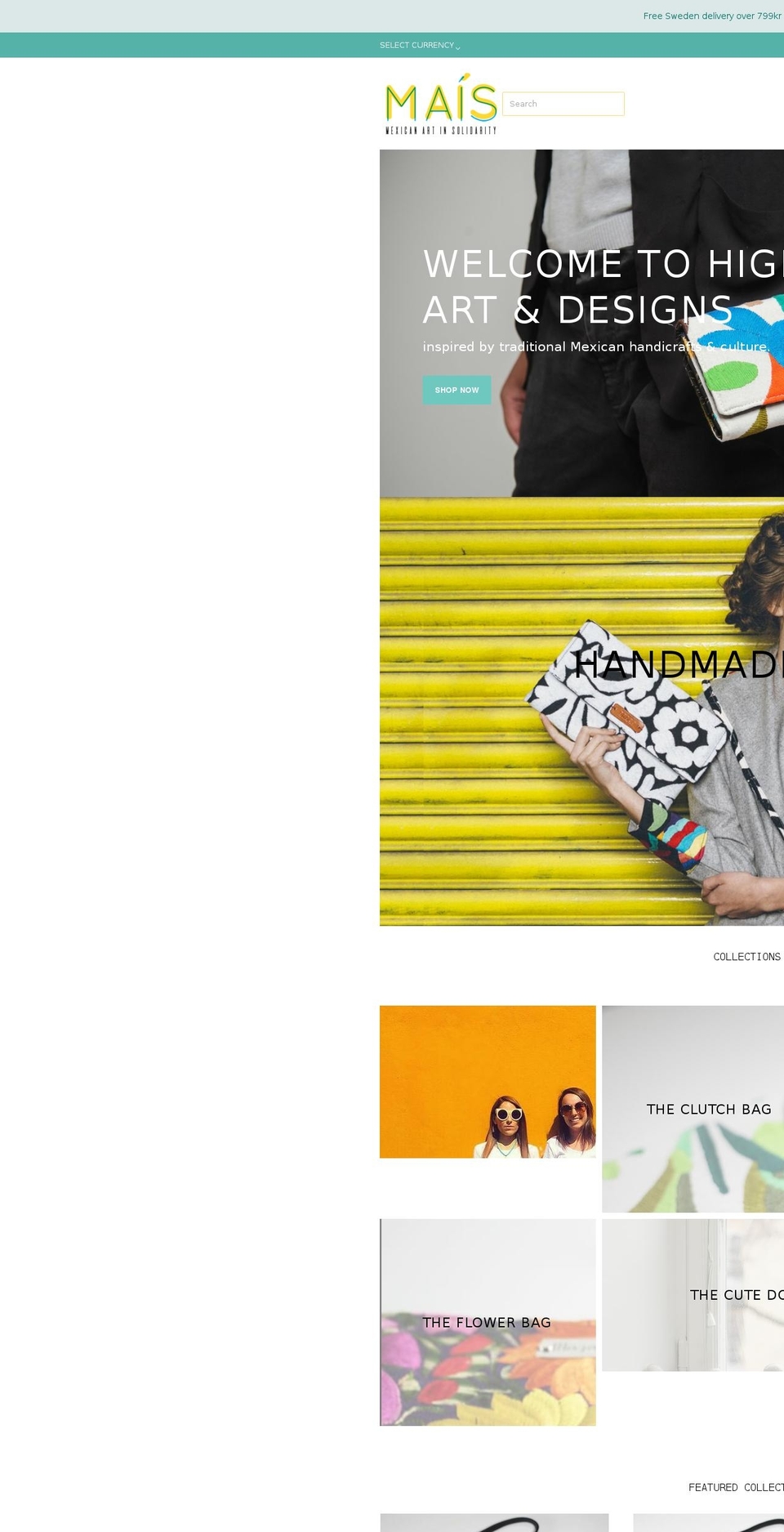 maisdesigns.com — Shopify storefront screenshot