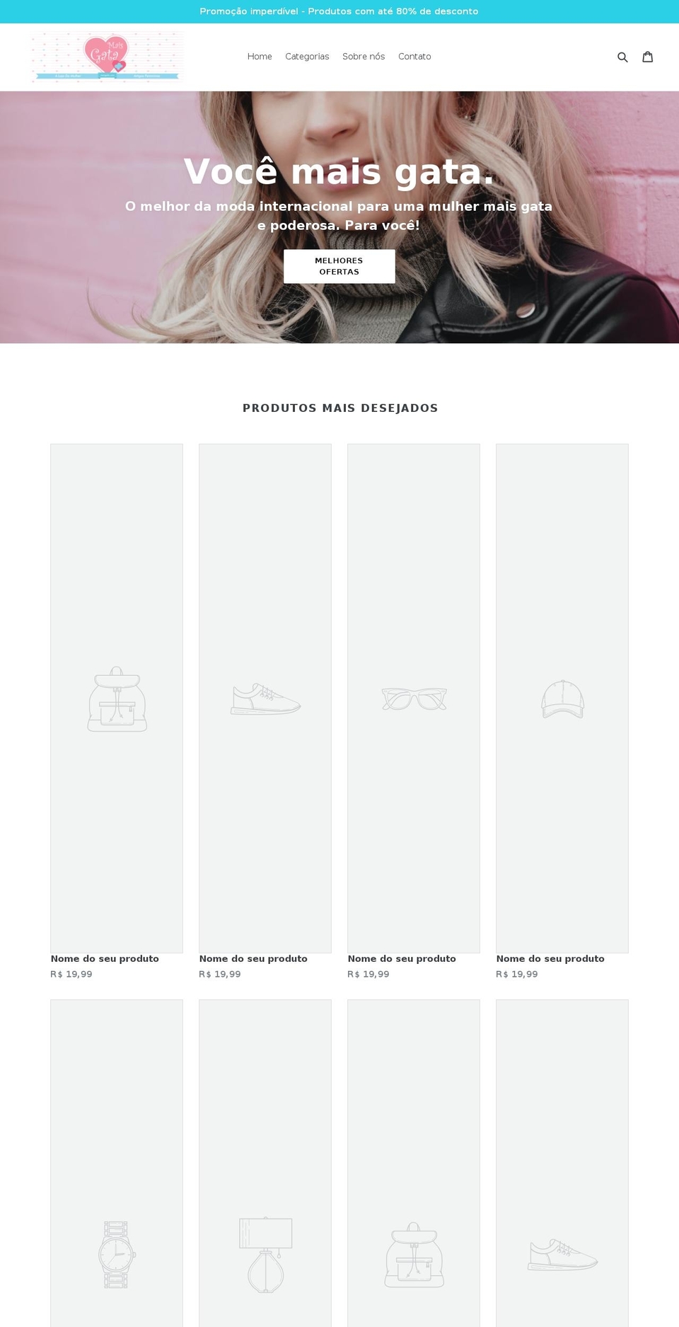 maisgata.com — Shopify storefront screenshot