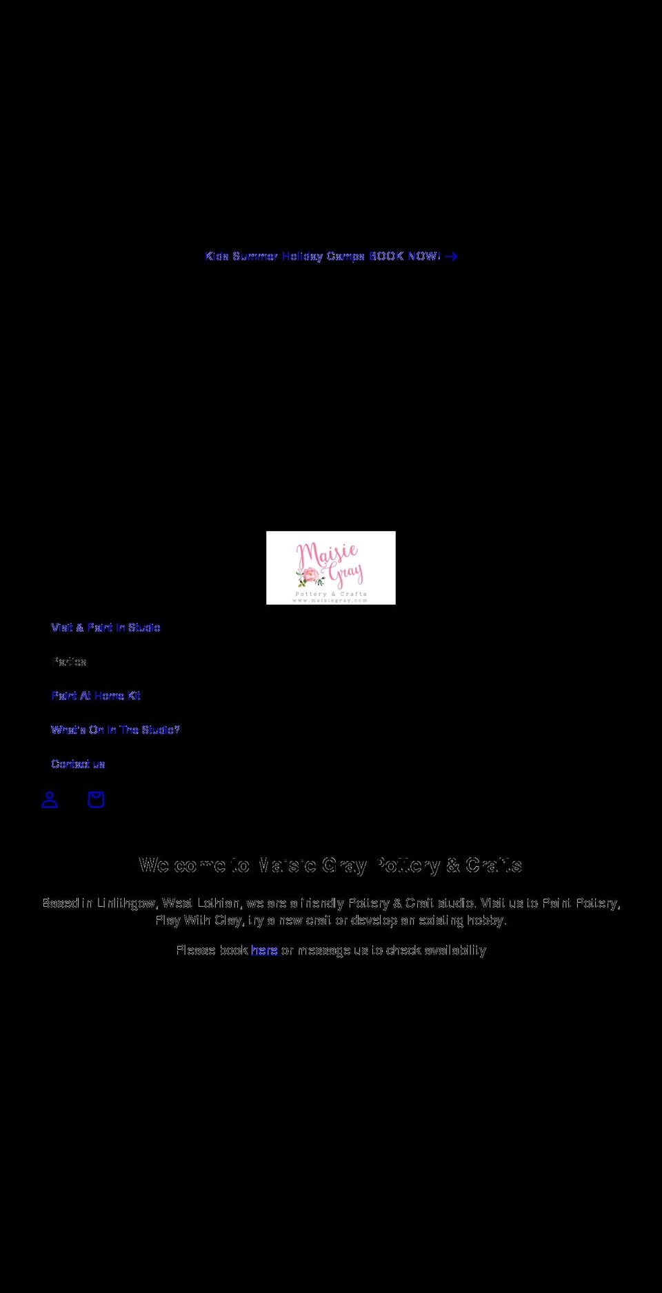 maisiegray.com shopify website screenshot