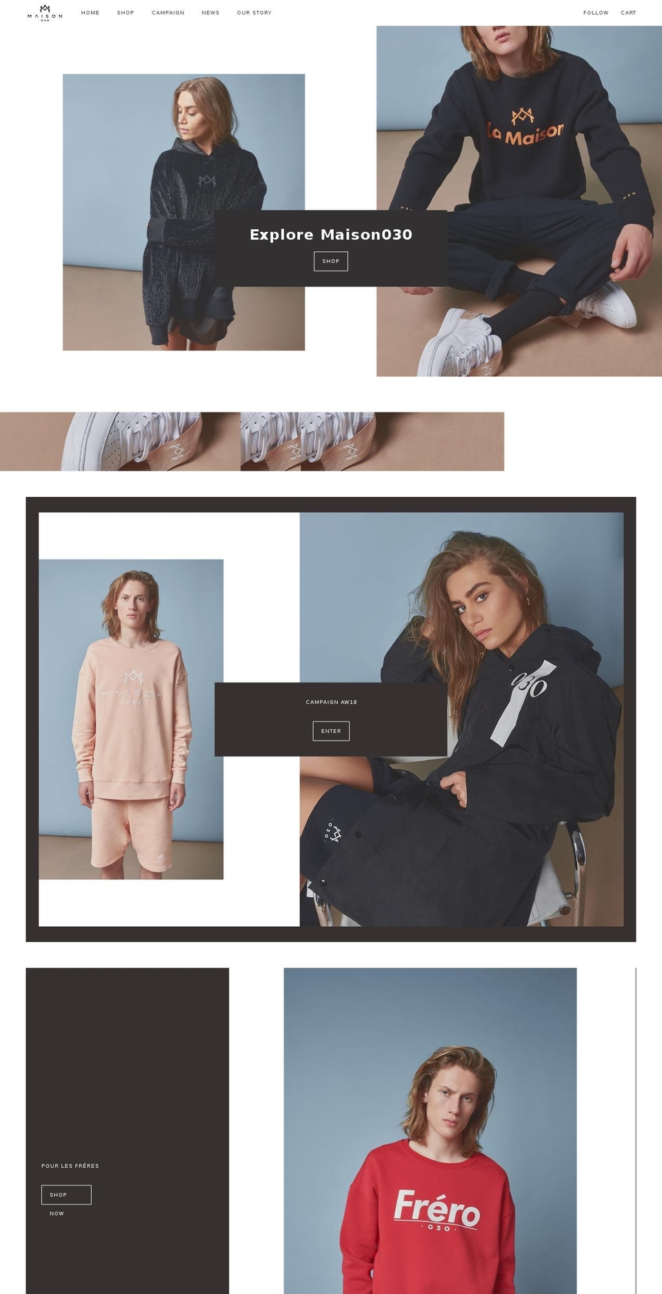 maison030.com — Shopify storefront screenshot