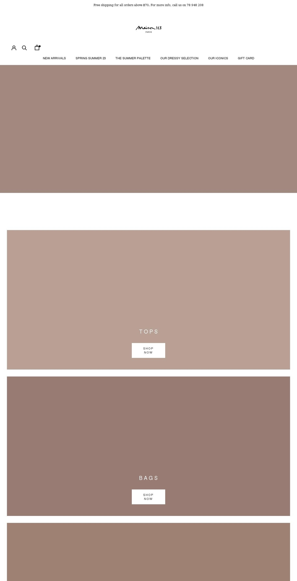 maison123-lb.com shopify website screenshot