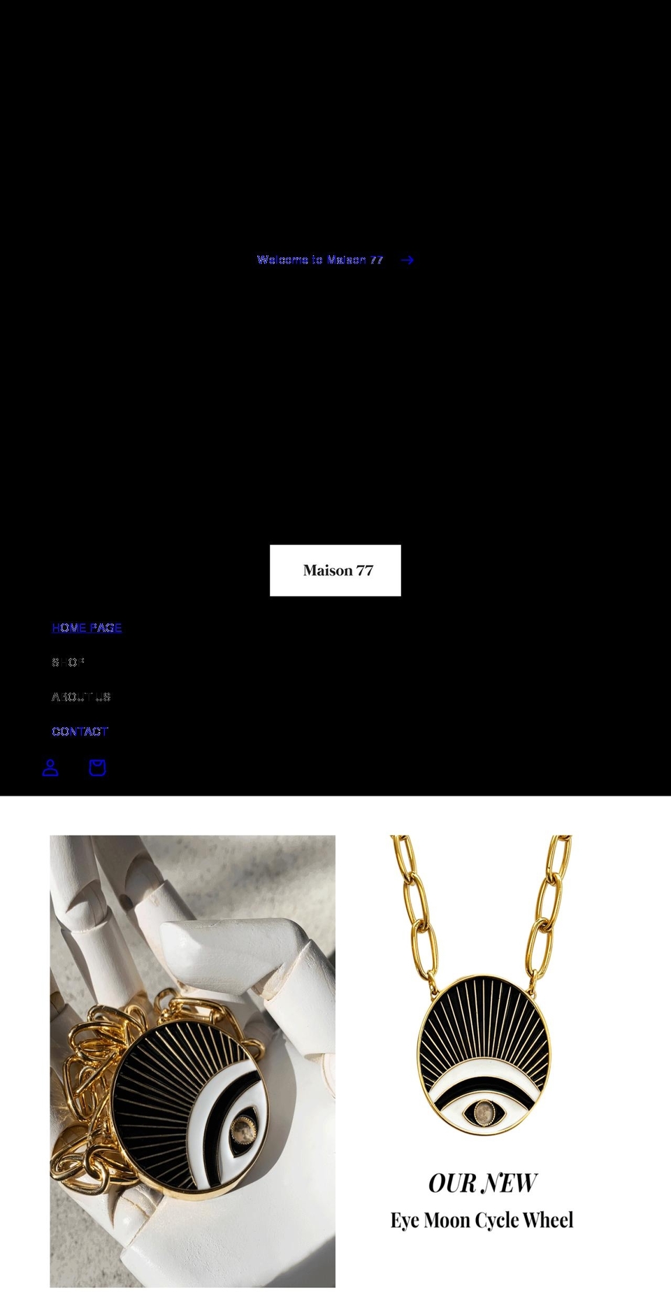 maison77.com shopify website screenshot