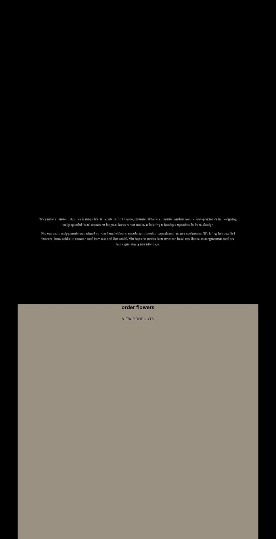 maisonanthea.ca shopify website screenshot