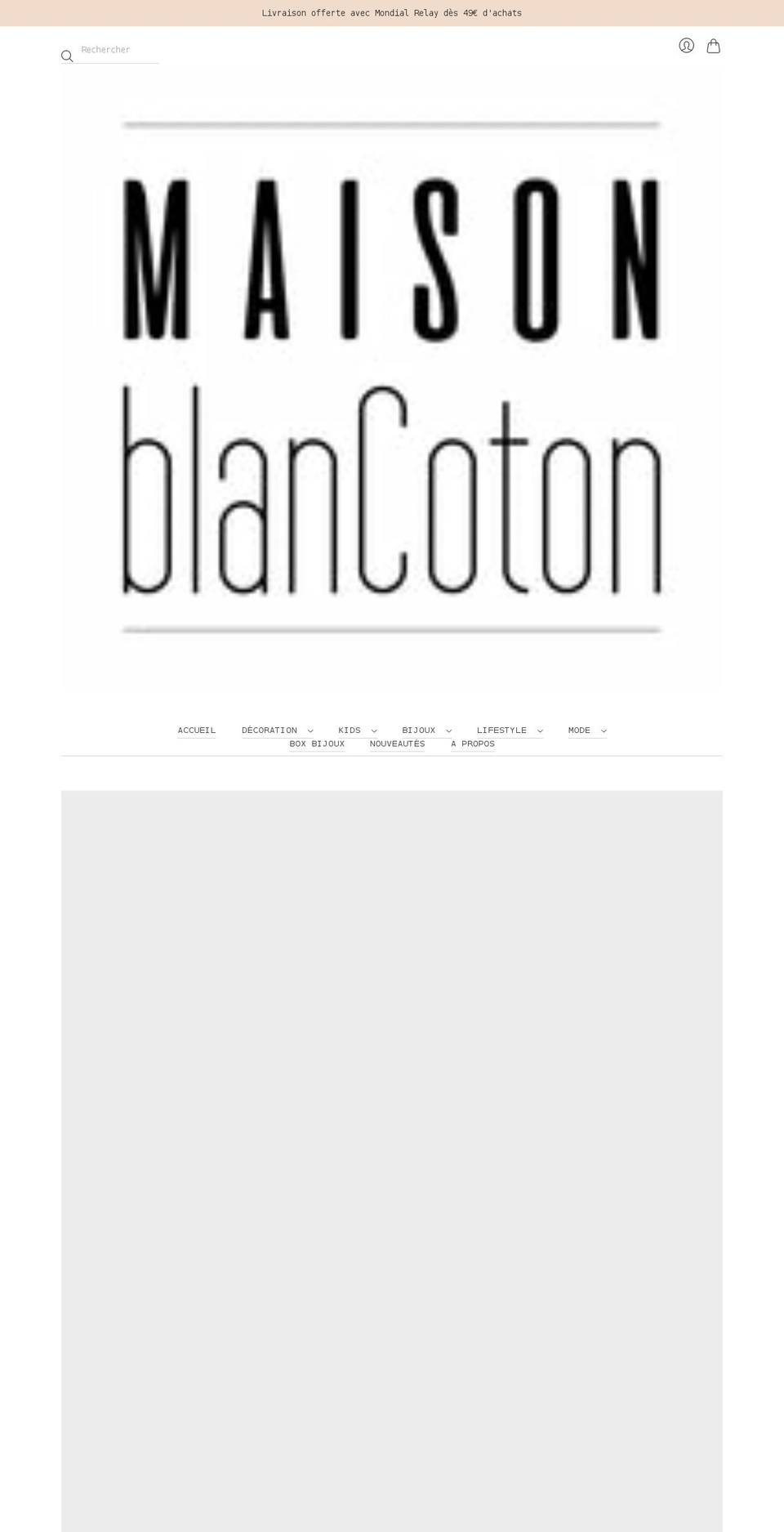 maisonblancoton.com shopify website screenshot