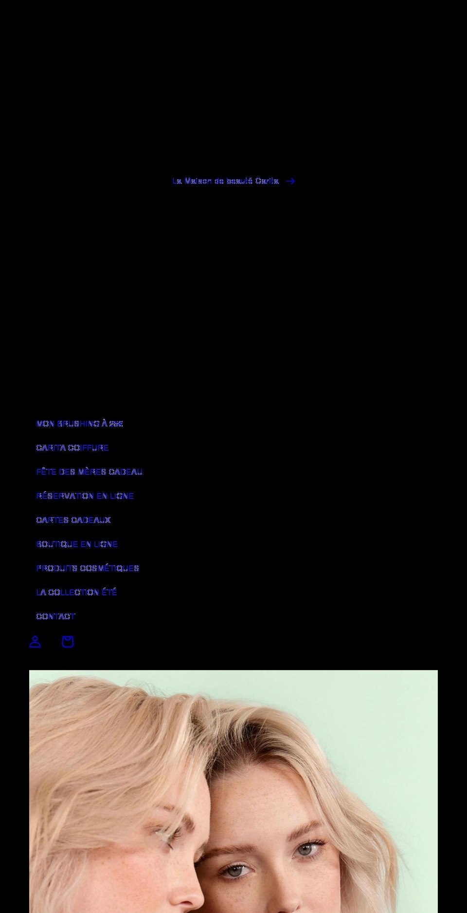 maisoncarita.com shopify website screenshot