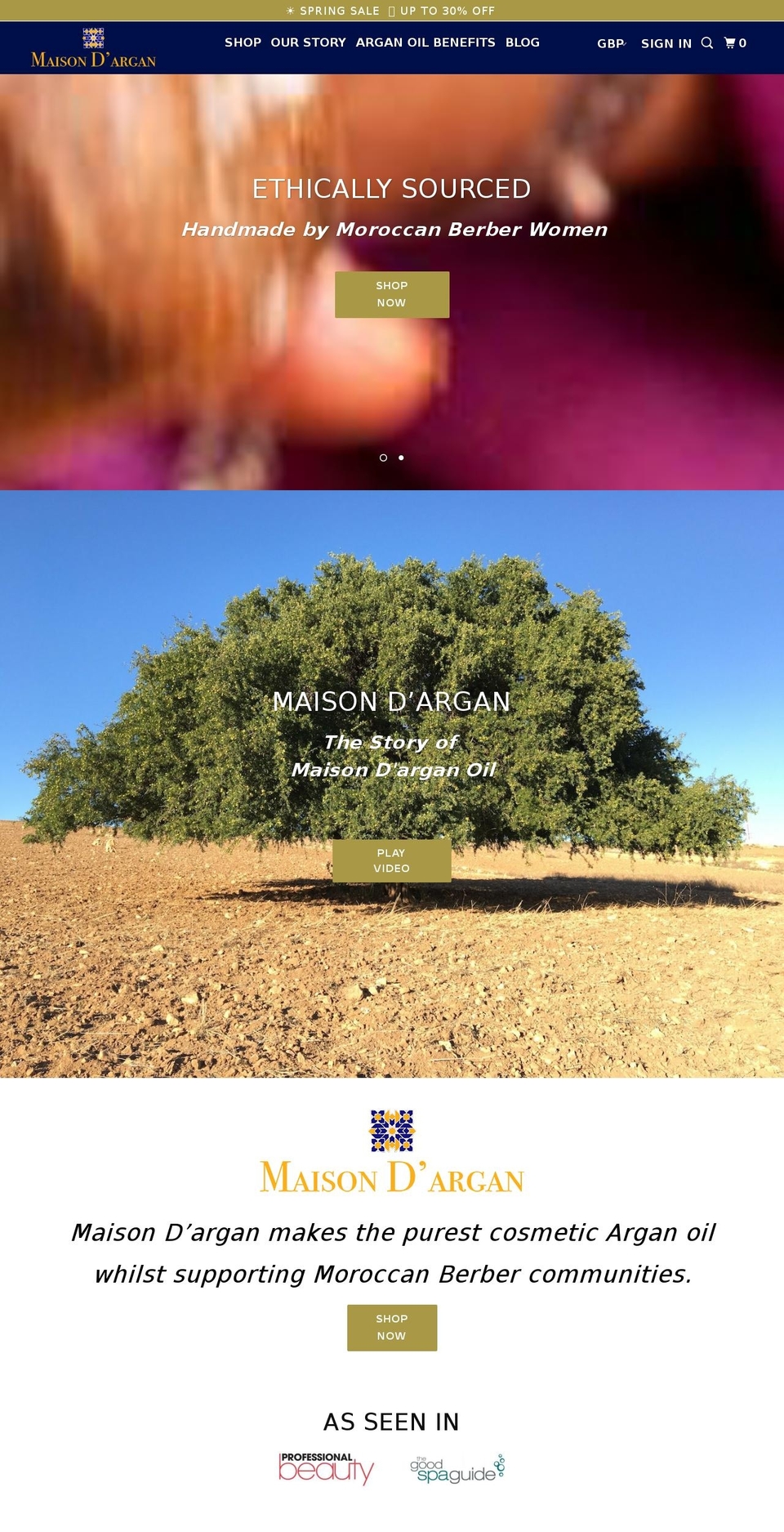 maisondargan.com shopify website screenshot